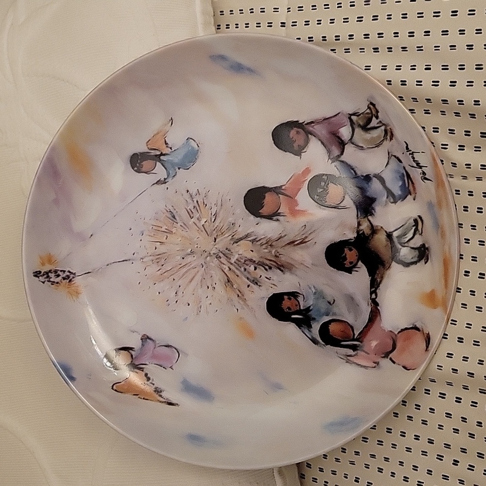 Ted De Grazia "The Lord's Candle" Plate-Artist of the World  8 1/4"